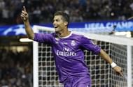 Ronaldo scored 10 goals against Bayern Munich, Atletico Madrid, and Juventus in 2017